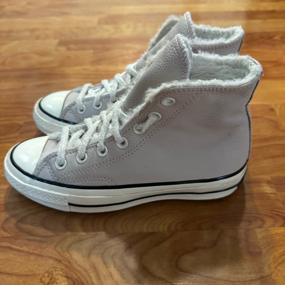 Converse Chuck 70 Hi Cozy Club Womens Size 5 Light Pink Athletic Shoes Sneakers - Picture 2 of 16